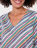 Tunique femme imprim&eacute;e en coton bio imprim&eacute; La Fianc&eacute;e