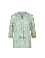 Blouse voile de coton bio ample imprimé La Fiancée