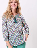 Blouse voile de coton bio ample imprimé La Fiancée