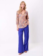 Blouse voile de coton bio ample imprimé La Fiancée