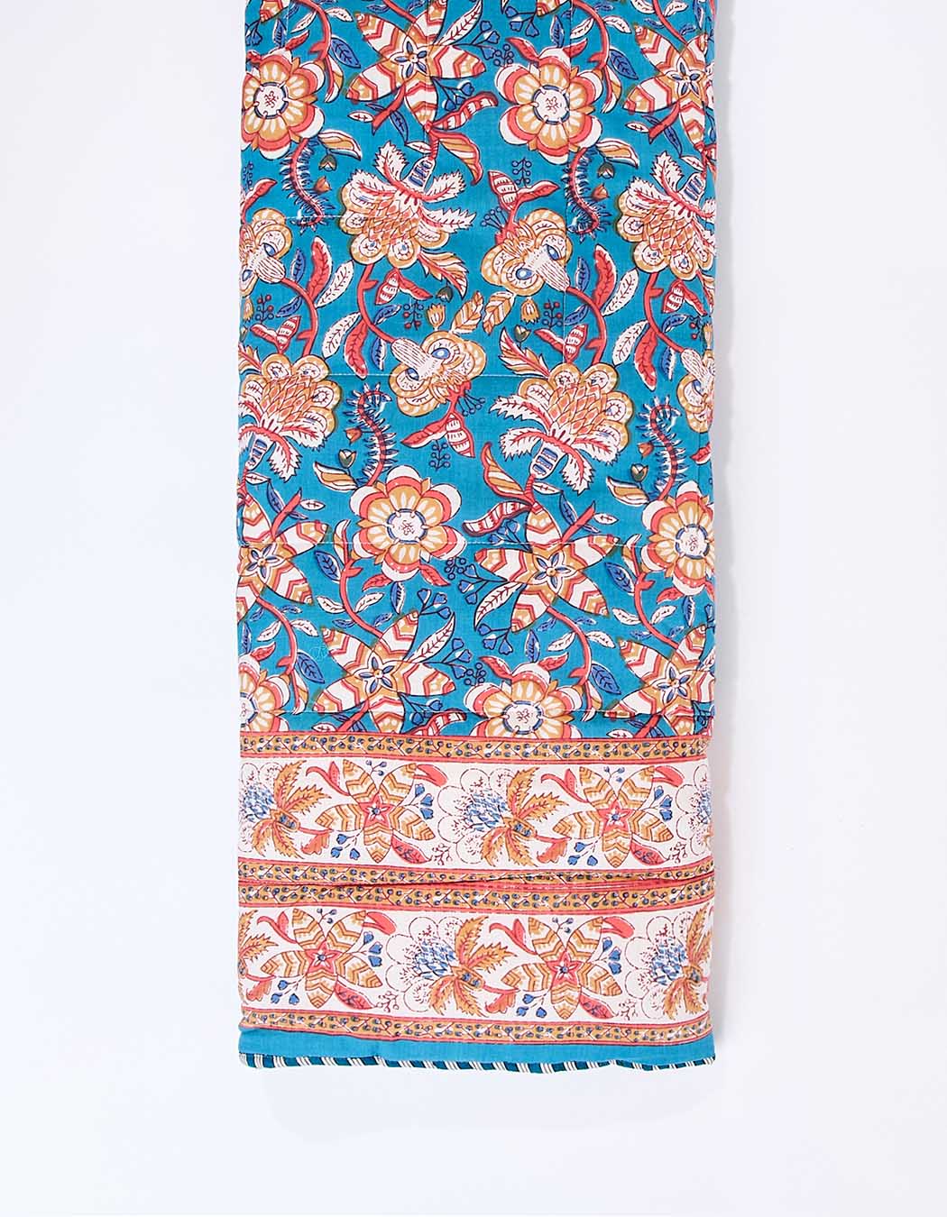 Boutis imprimé coton 220 x 260 cm imprimé La Fiancée