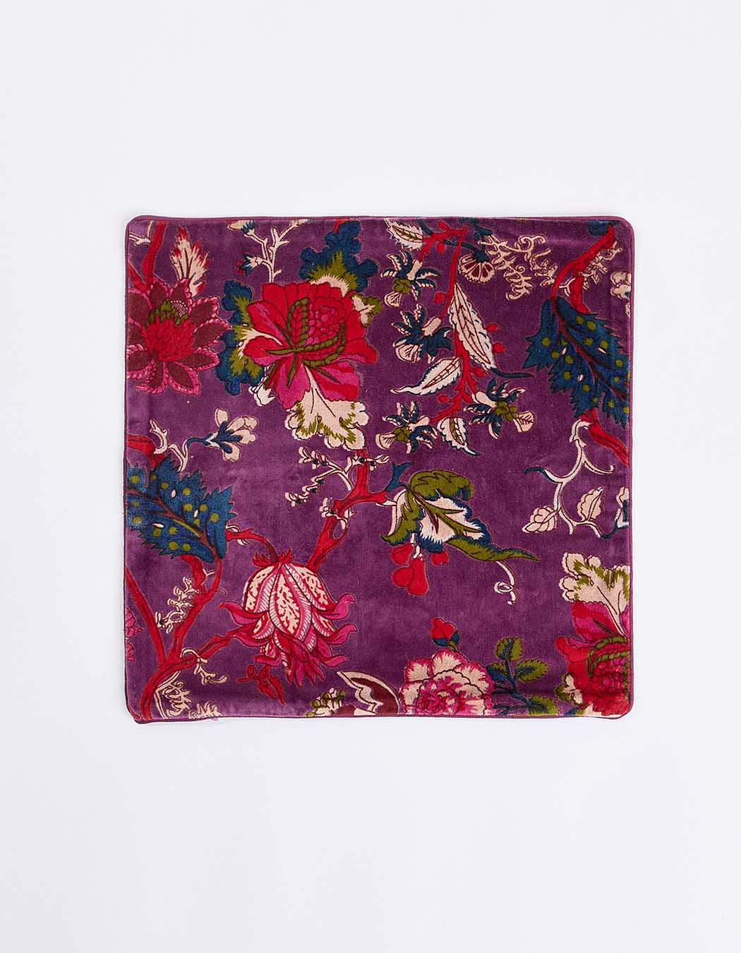 Housse de coussin velours imprimé 40 x 40 cm imprimé La Fiancée