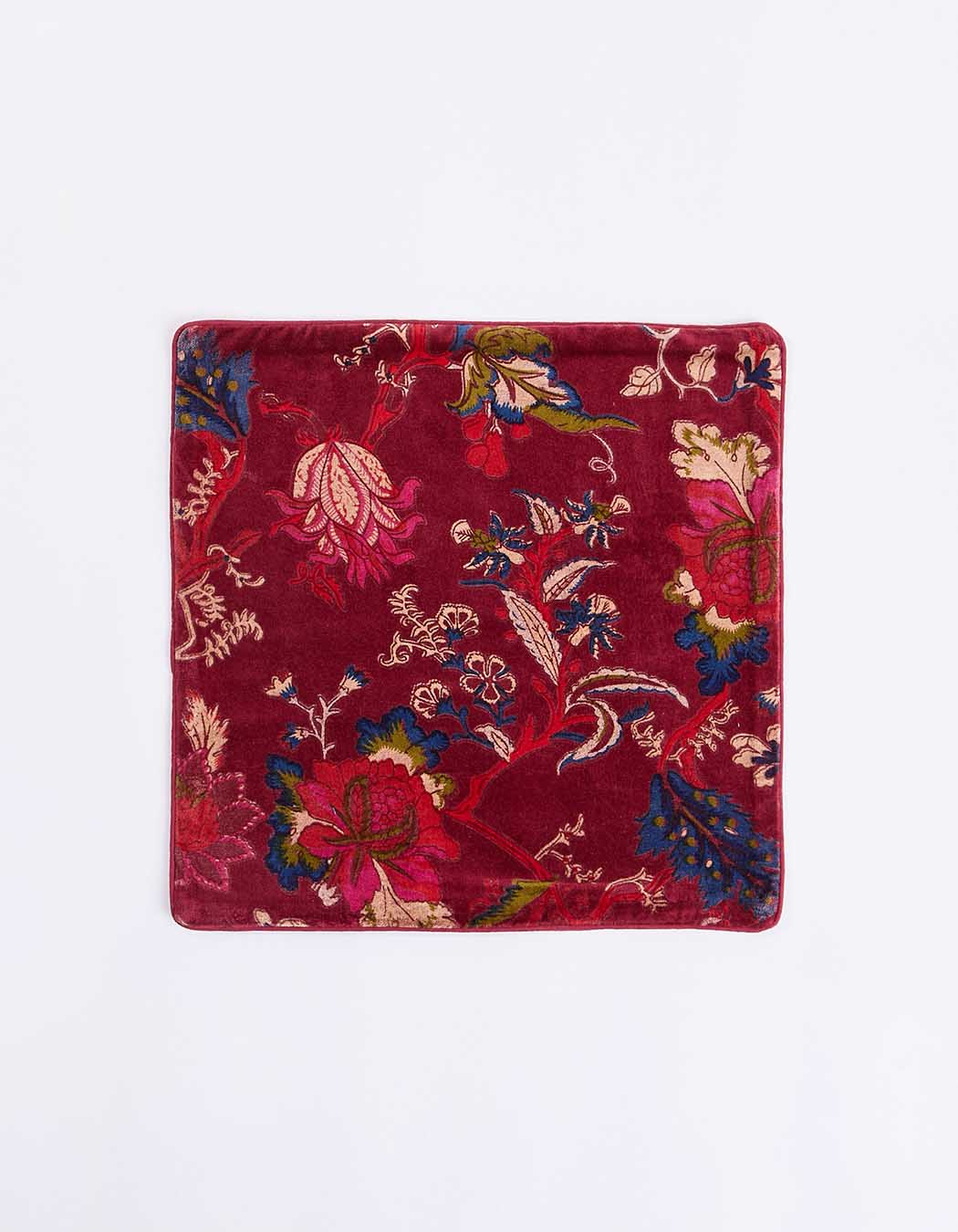 Housse de coussin velours imprimé 40 x 40 cm imprimé La Fiancée