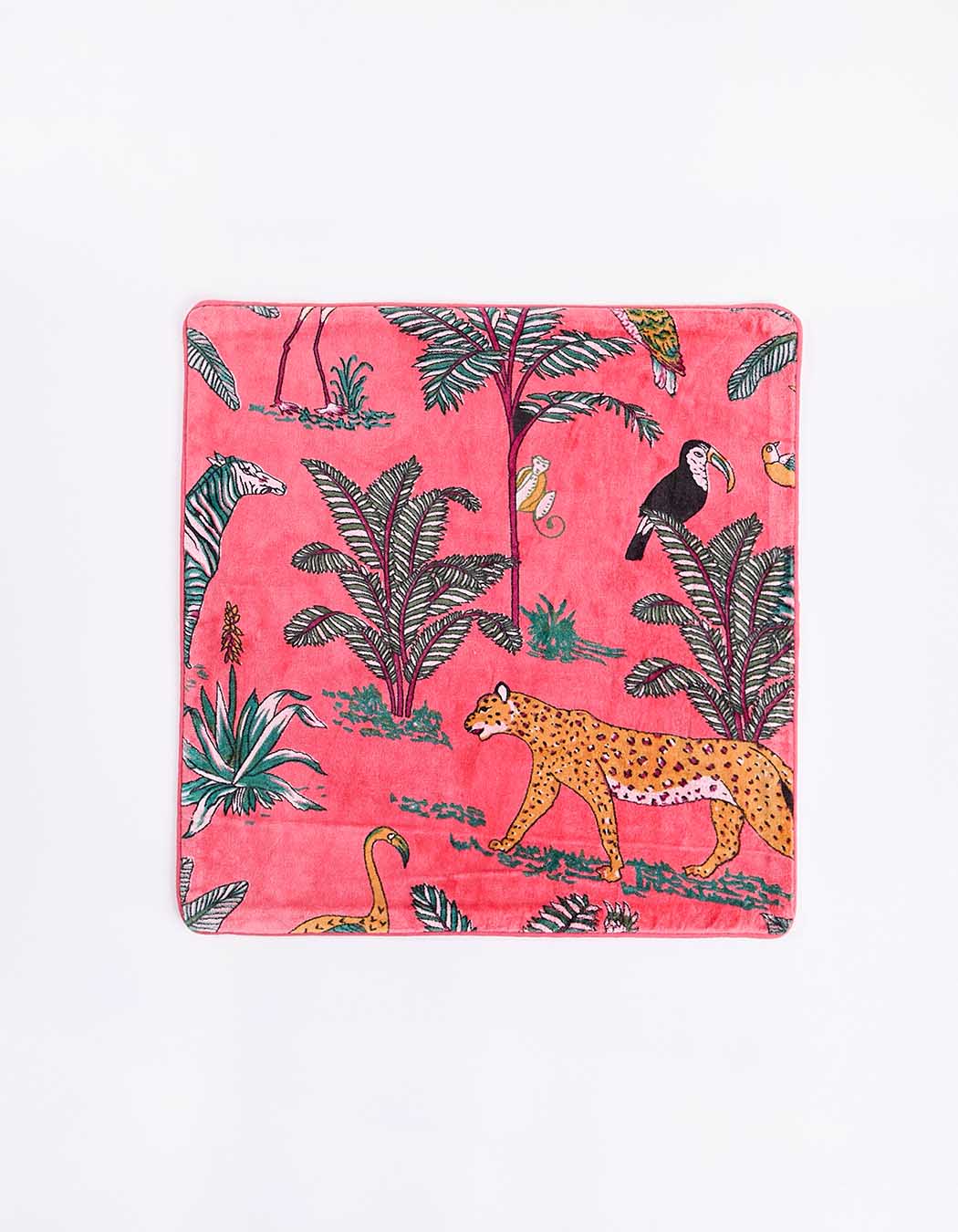 Housse de coussin velours imprimé 40 x 40 cm imprimé La Fiancée