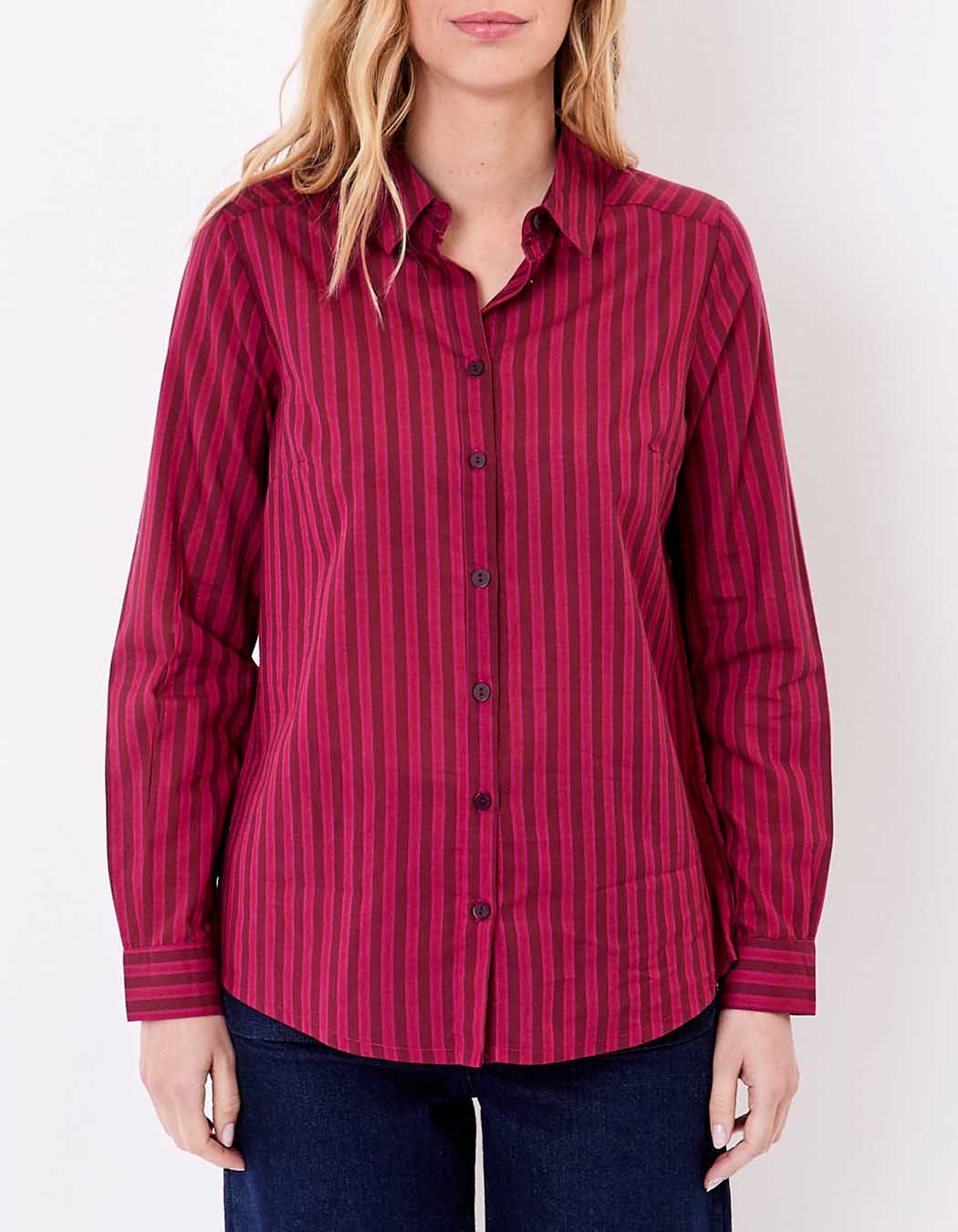 Chemise droite voile de coton bio imprimé La Fiancée