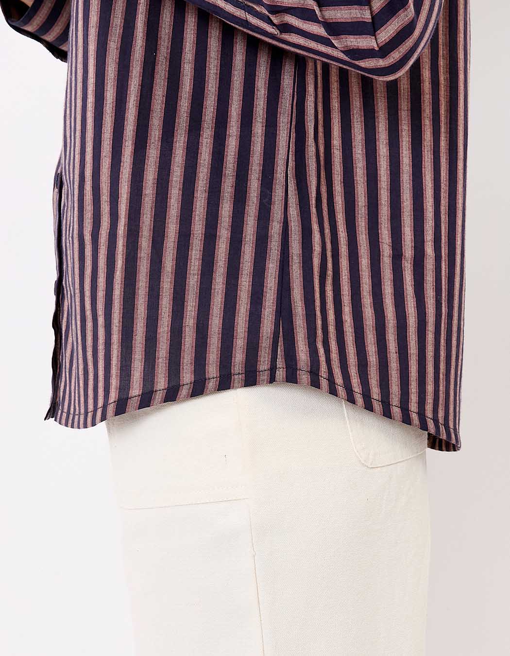 Chemise droite voile de coton bio imprimé La Fiancée