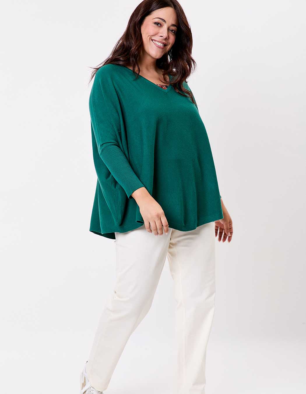 Pull oversize maille femme imprimé La Fiancée