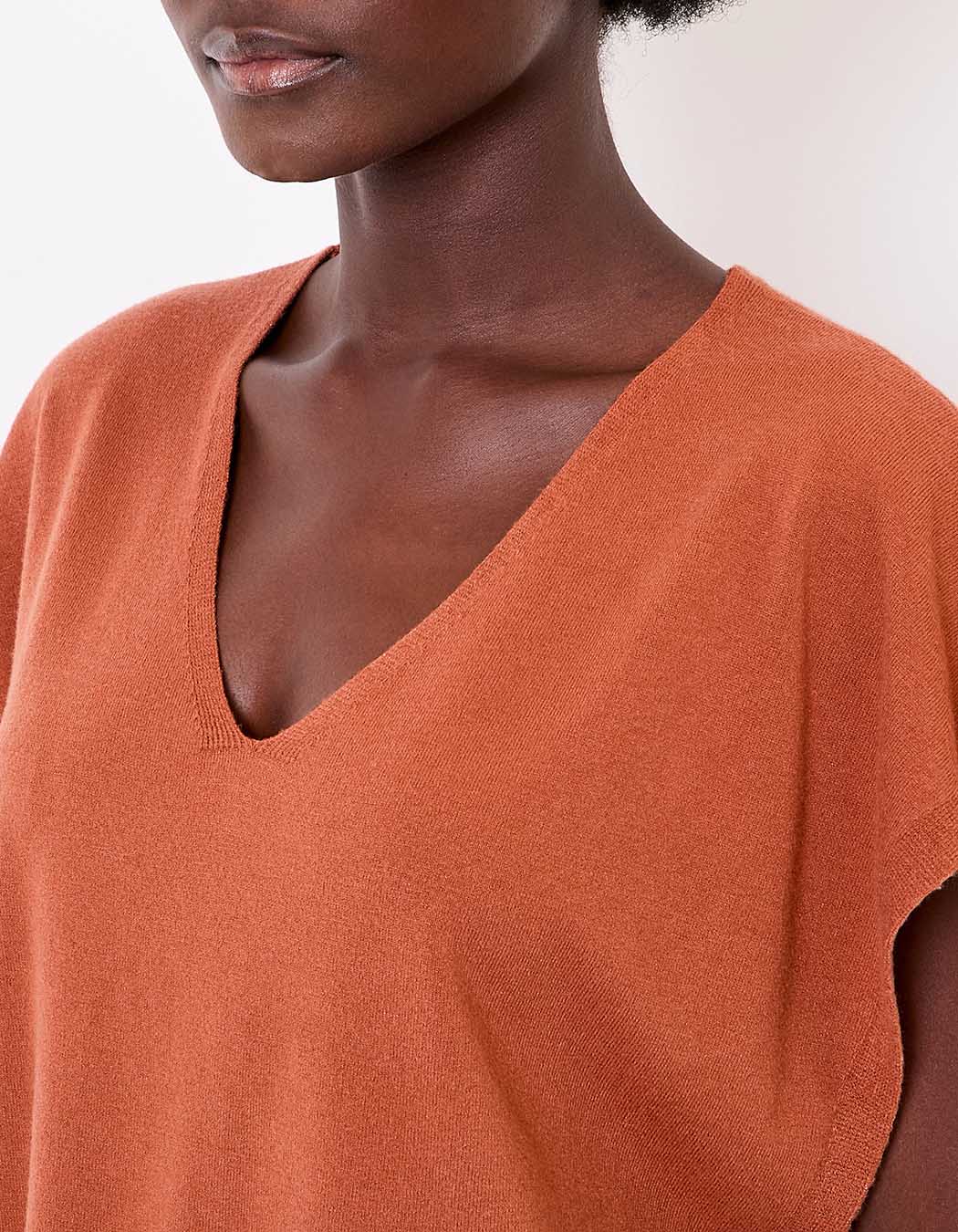 Pull maille sans manche imprimé La Fiancée