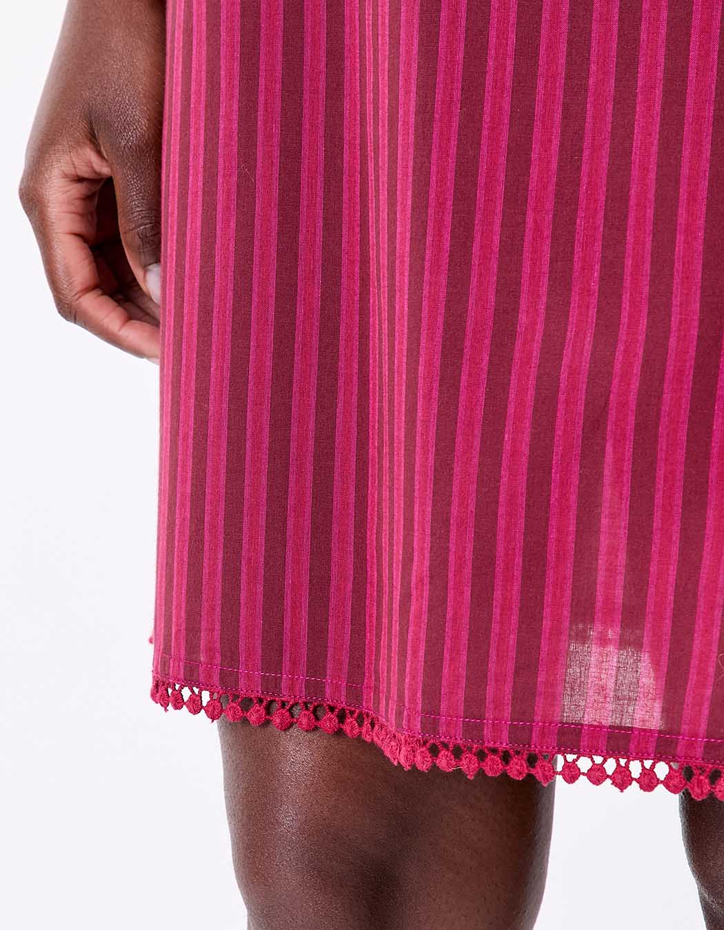 Robe coton bio fines bretelles imprimé La Fiancée