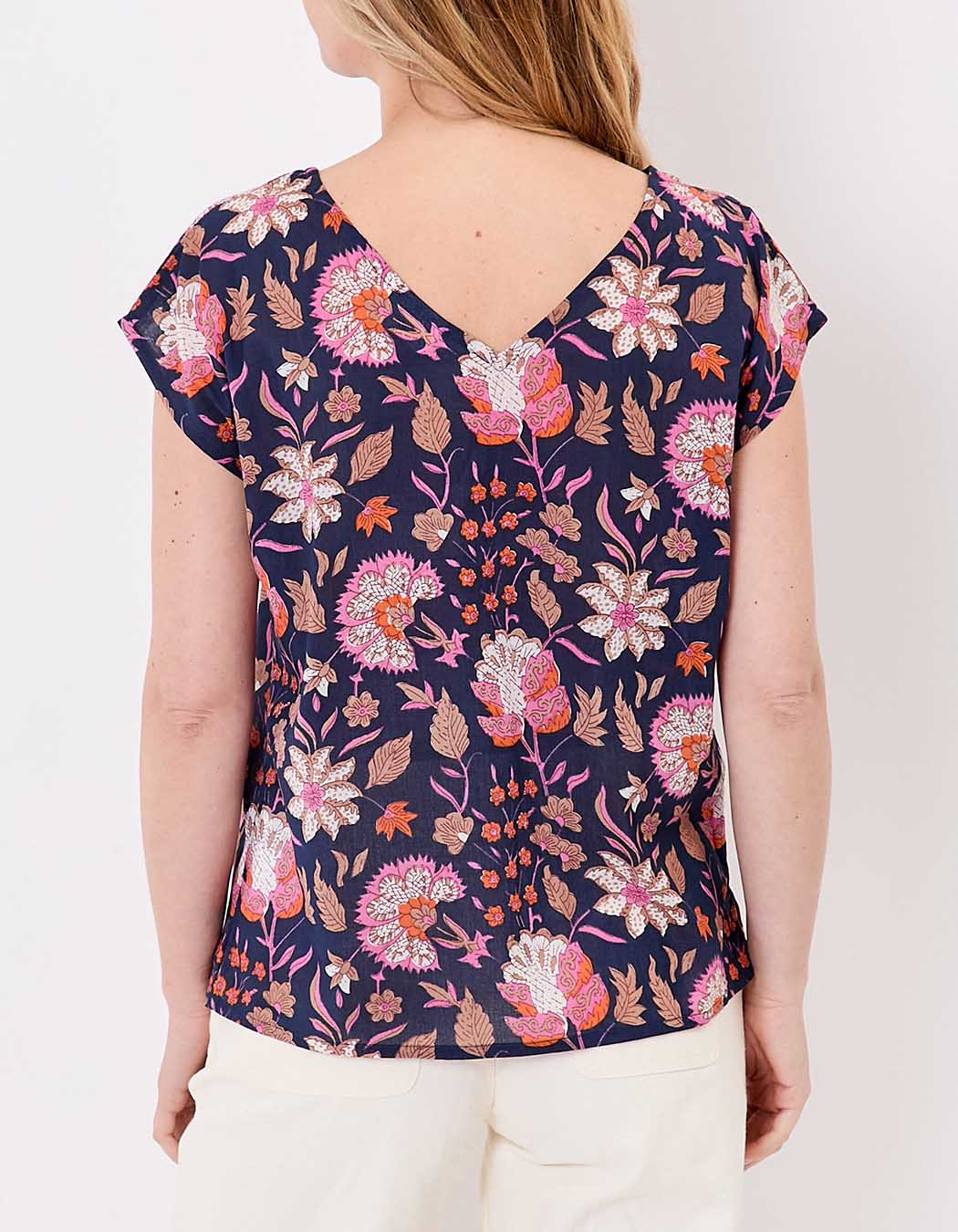Top voile de coton bio imprimé La Fiancée