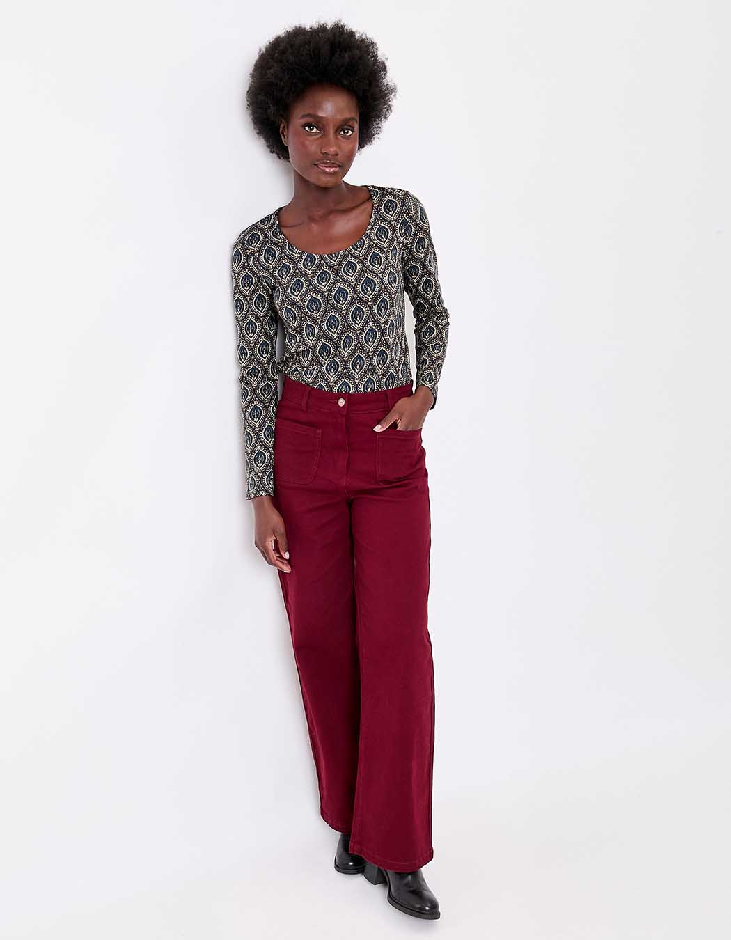 T-shirt coton bio imprimé imprimé La Fiancée