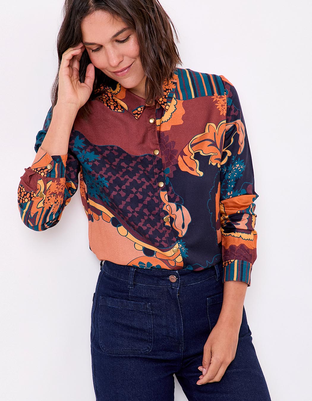 Chemise fluide femme imprimé La Fiancée