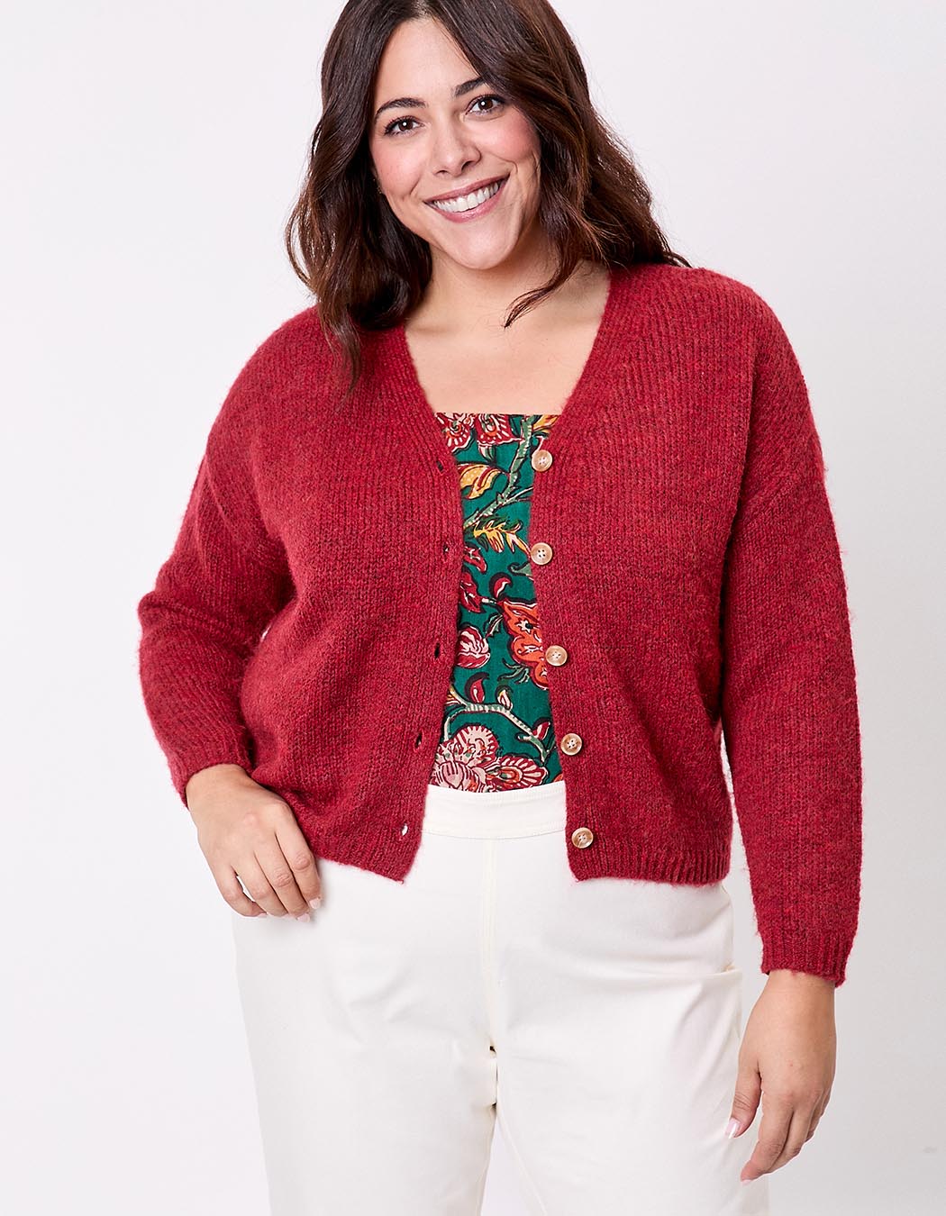 Gilet court femme uni imprim&eacute; La Fianc&eacute;e