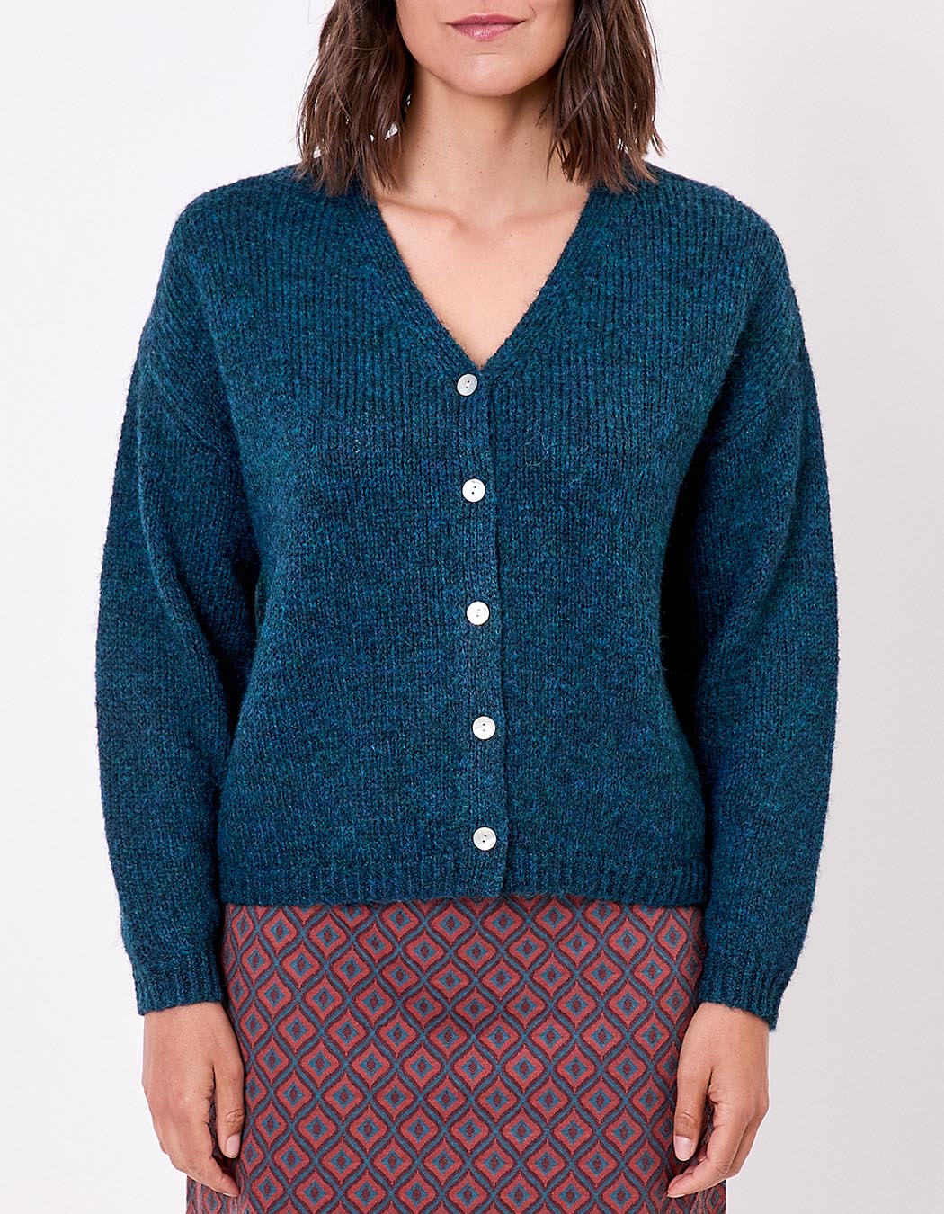 Gilet court femme uni imprimé La Fiancée