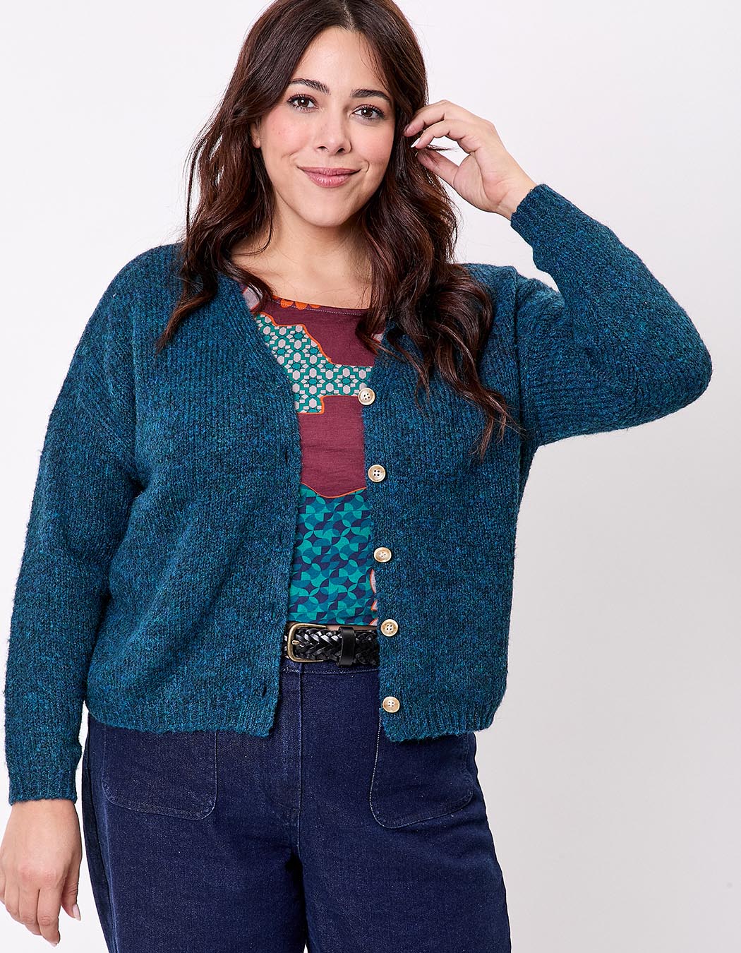 Gilet court femme uni imprimé La Fiancée
