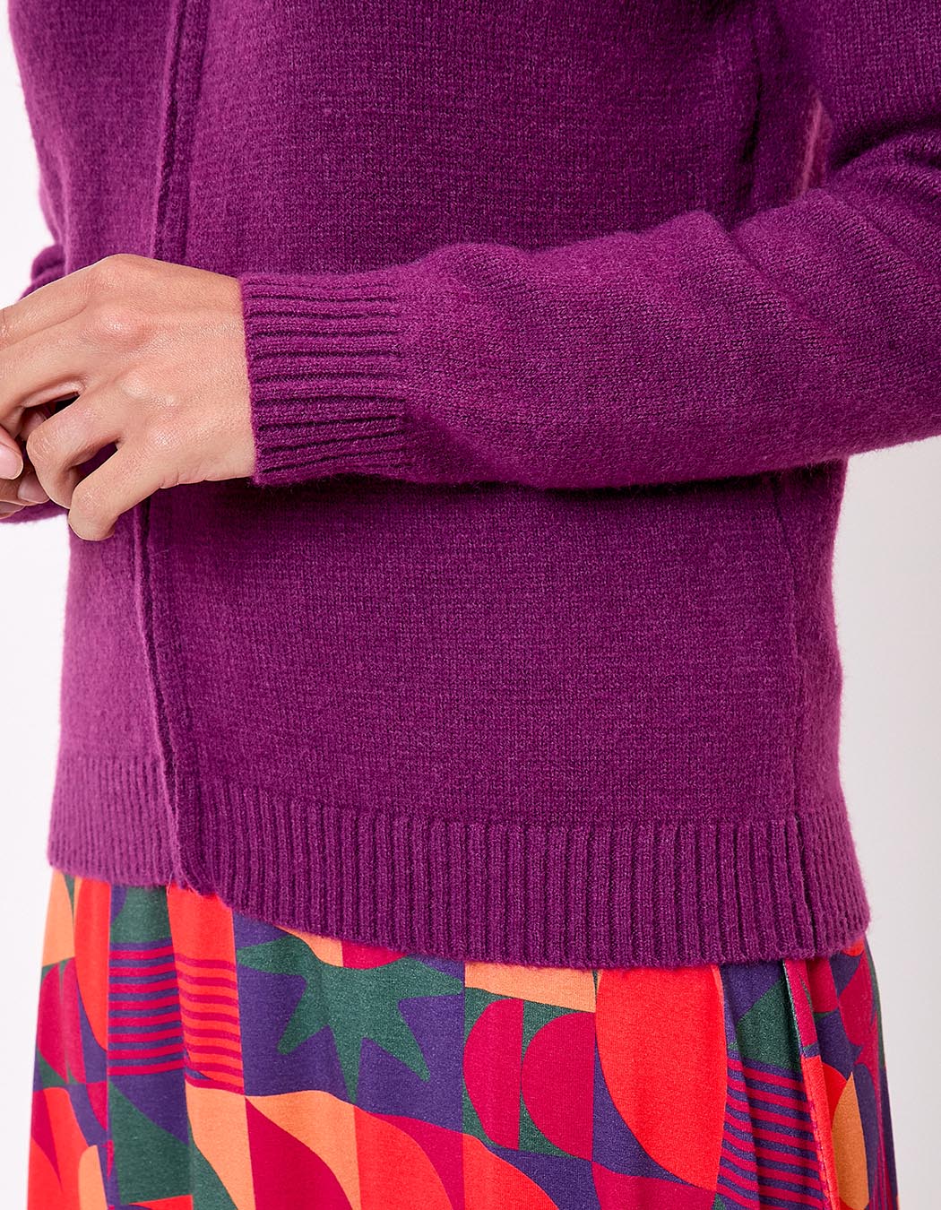Gilet zippé maille à capuche imprimé La Fiancée