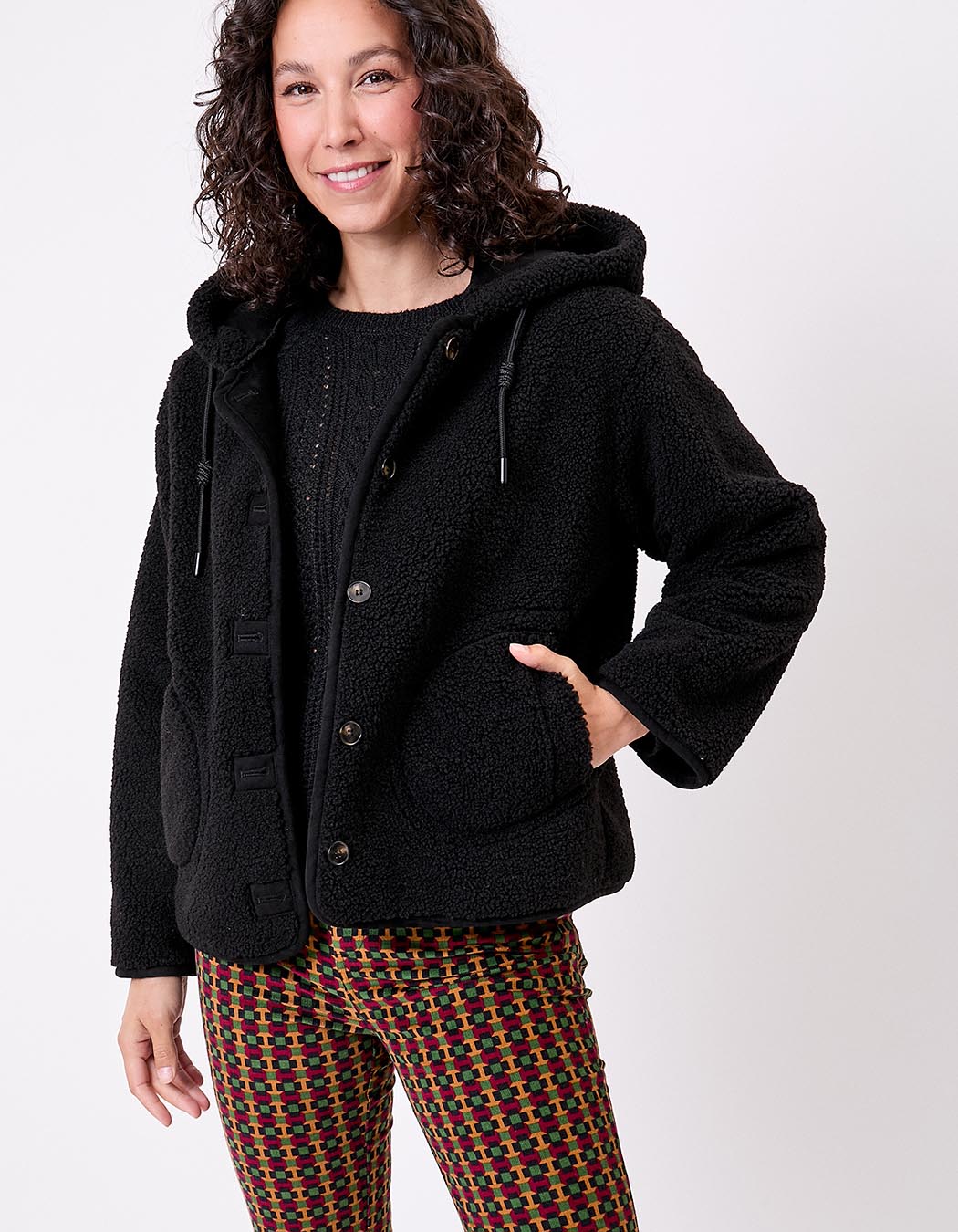Manteau suède réversible imprimé La Fiancée