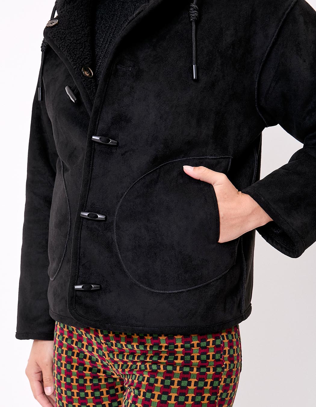 Manteau suède réversible imprimé La Fiancée