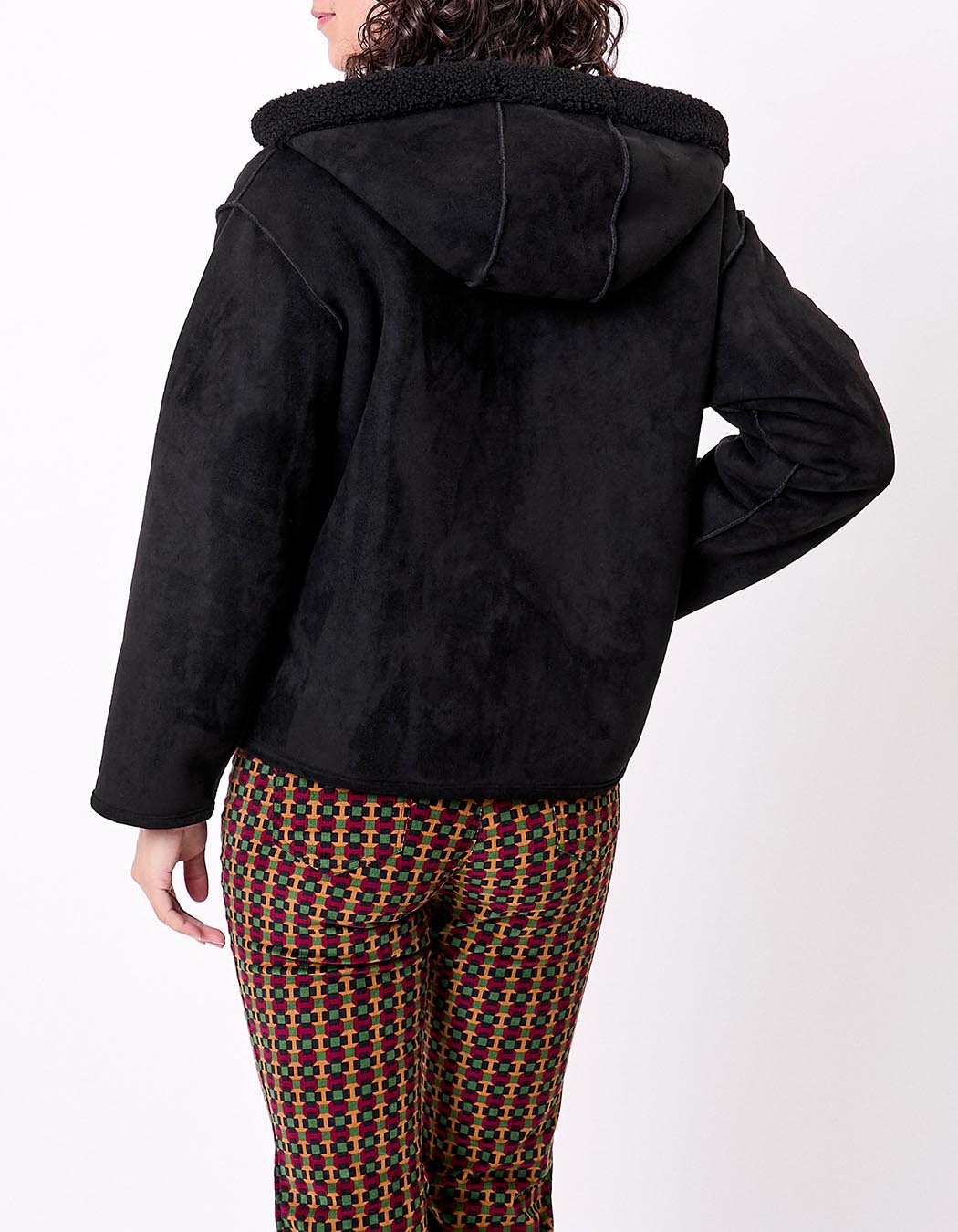 Manteau suède réversible imprimé La Fiancée