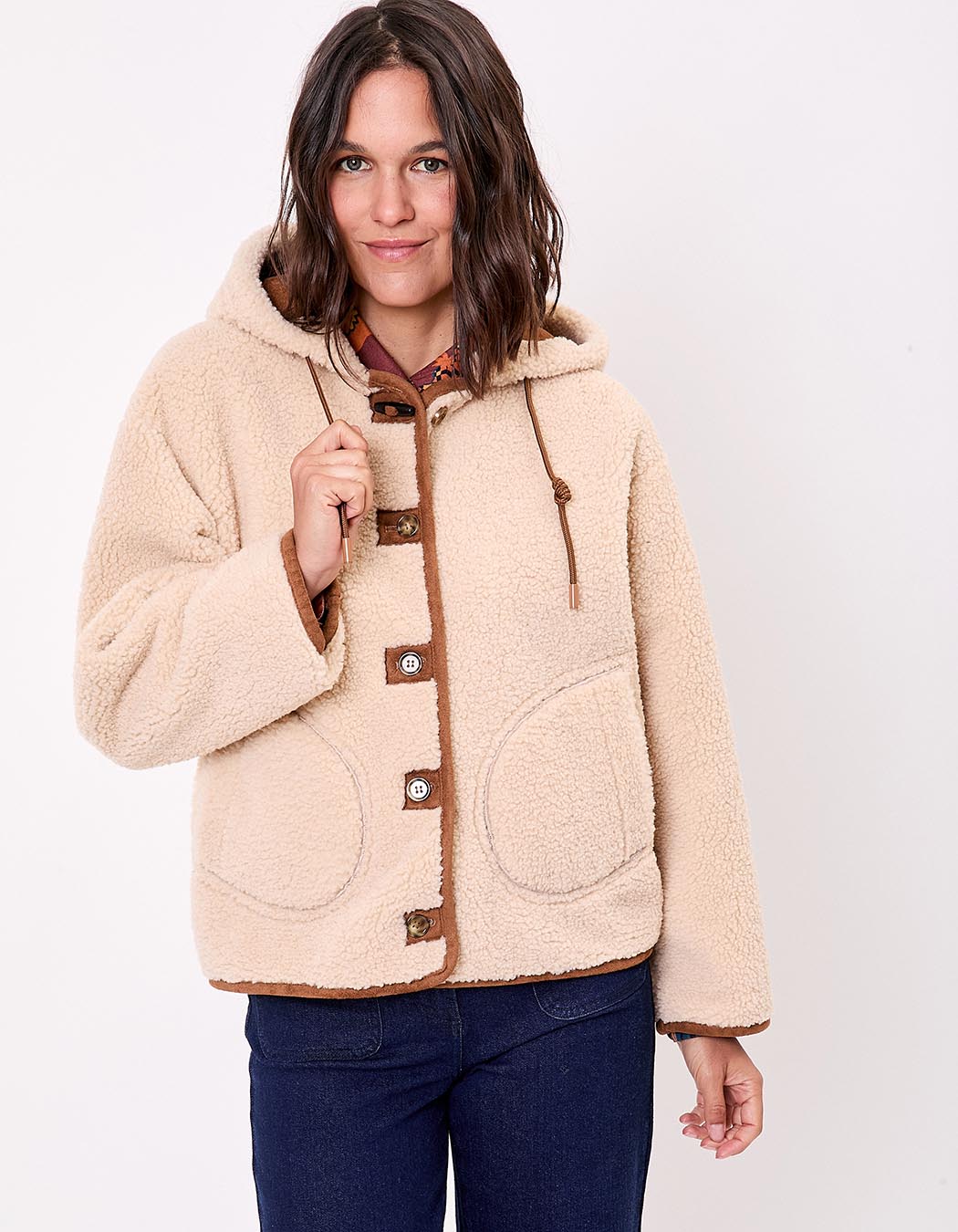 Manteau suède réversible imprimé La Fiancée