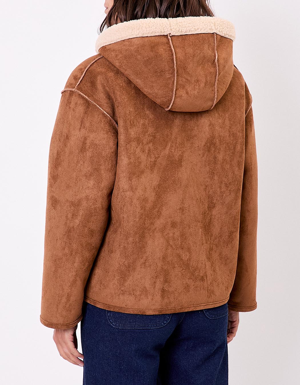 Manteau suède réversible imprimé La Fiancée