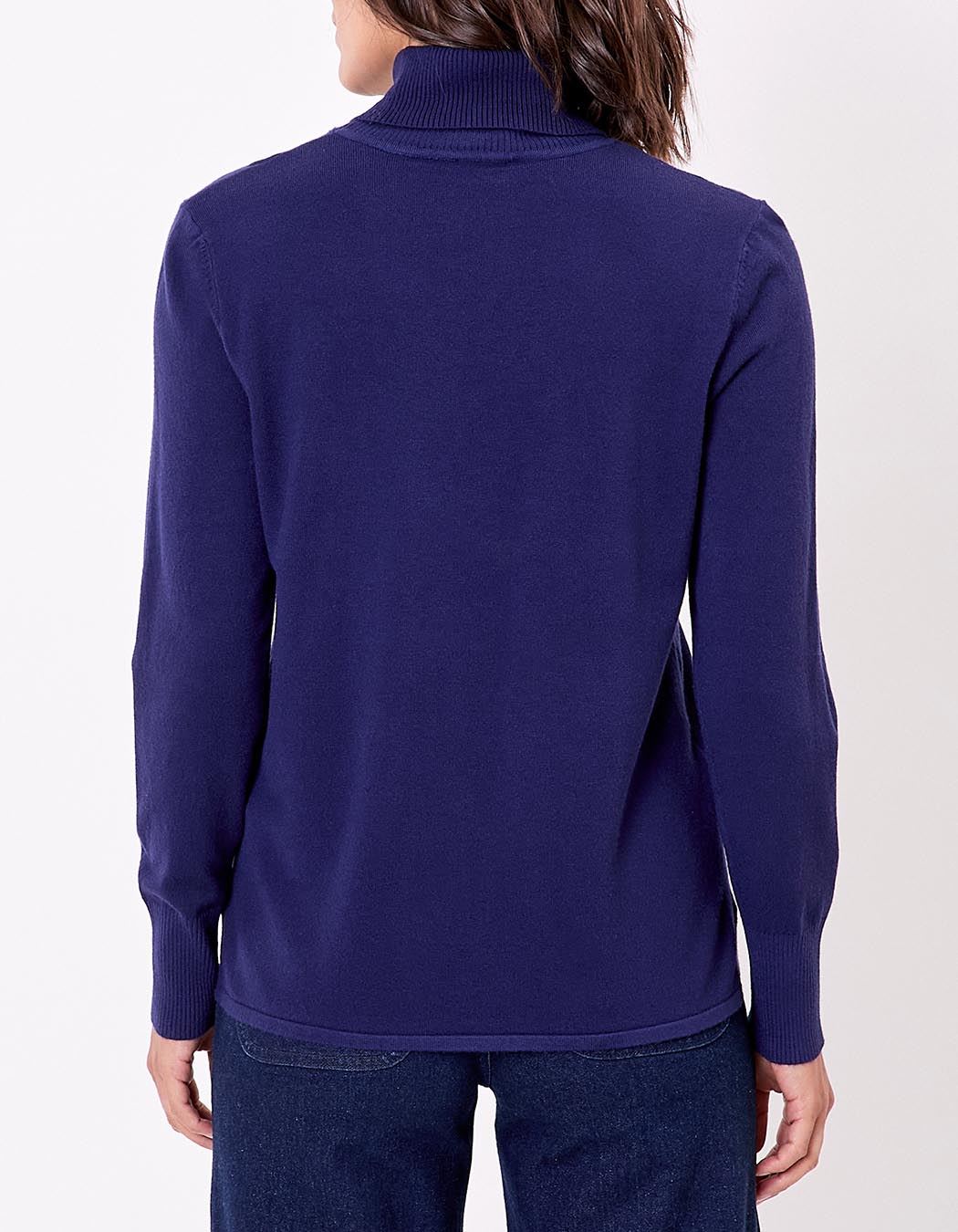 Pull maille col roulé imprimé La Fiancée