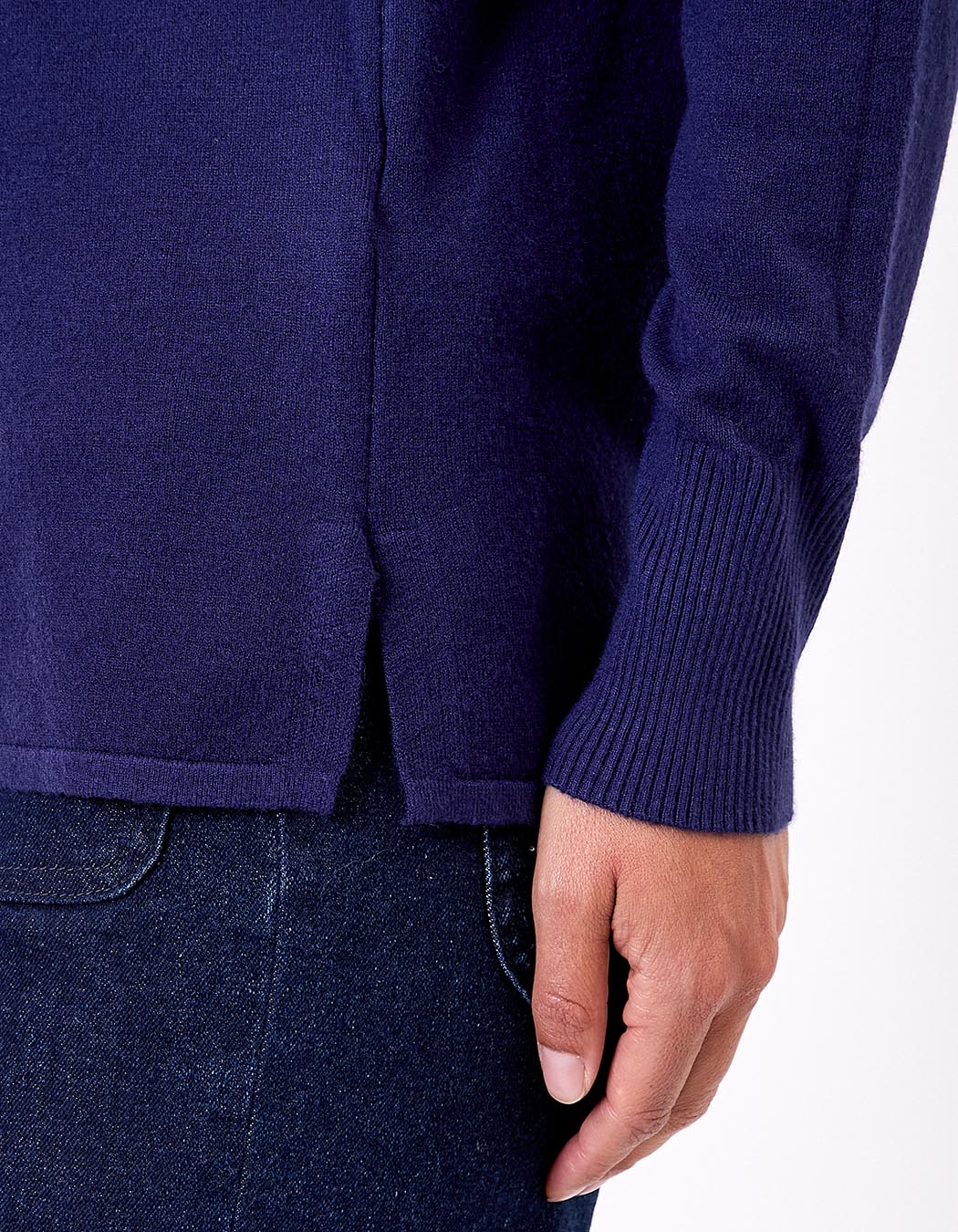 Pull maille col roulé imprimé La Fiancée
