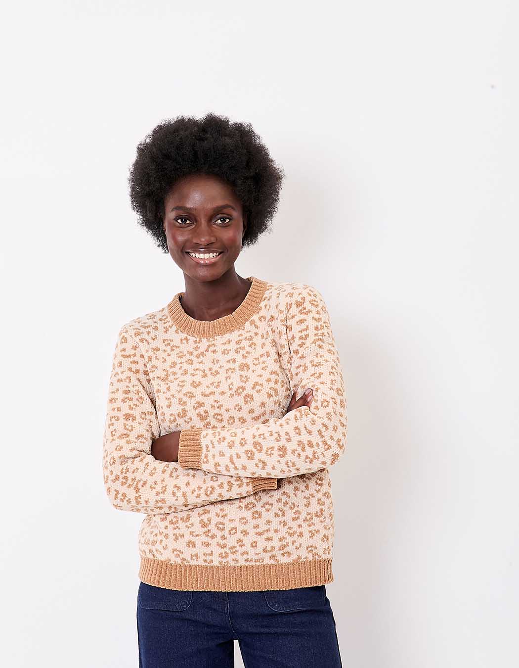 Pull maille duveteuse imprimé La Fiancée