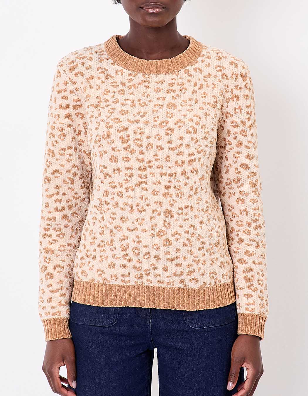 Pull maille duveteuse imprimé La Fiancée