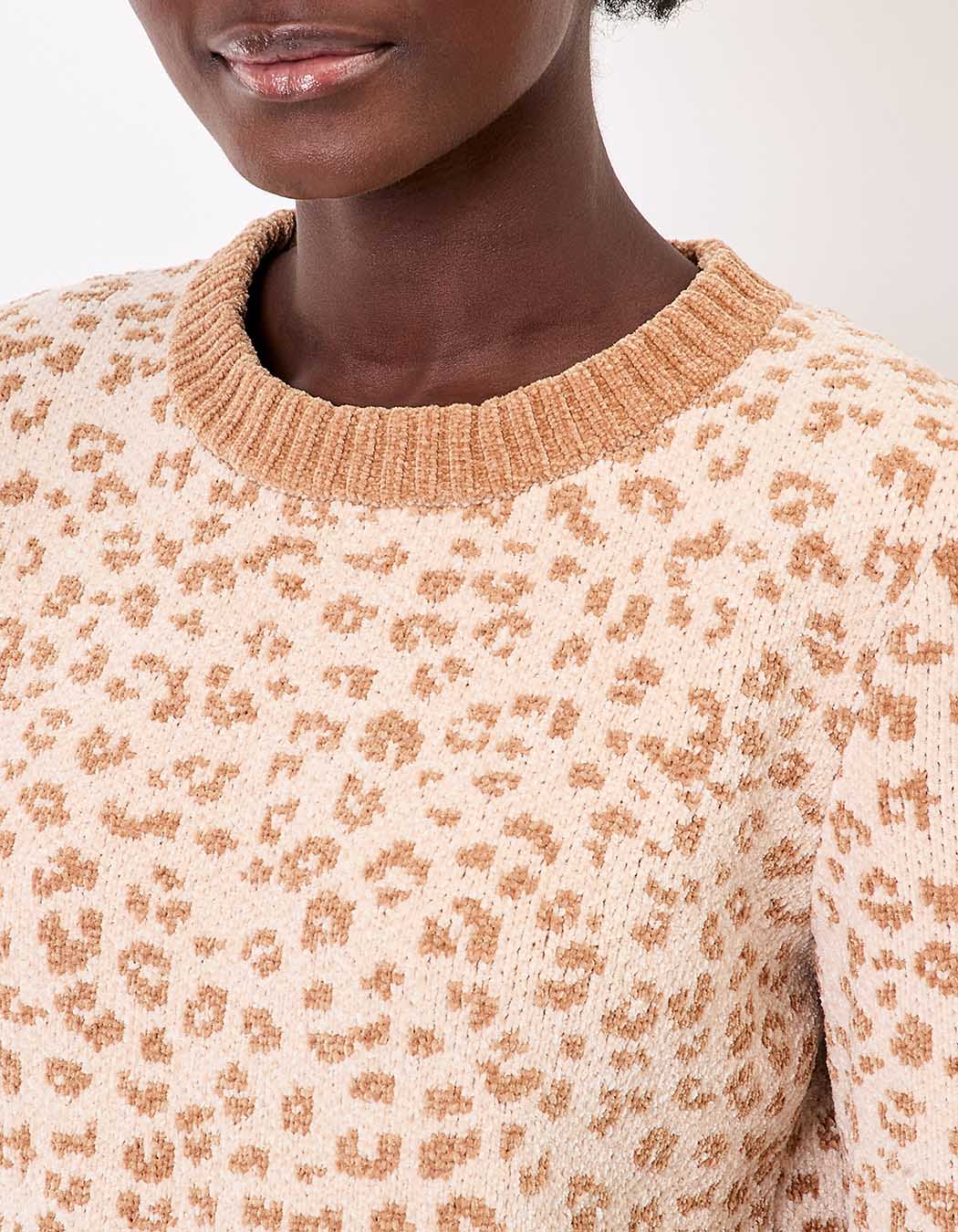 Pull maille duveteuse imprimé La Fiancée