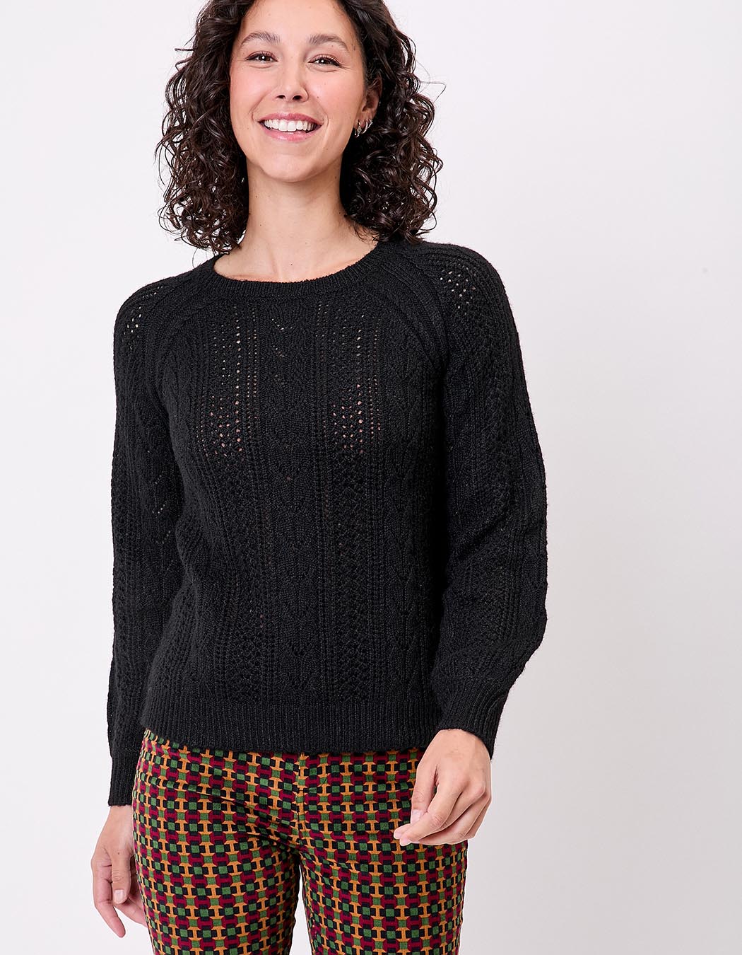 Pull tricot fantaisie imprimé La Fiancée