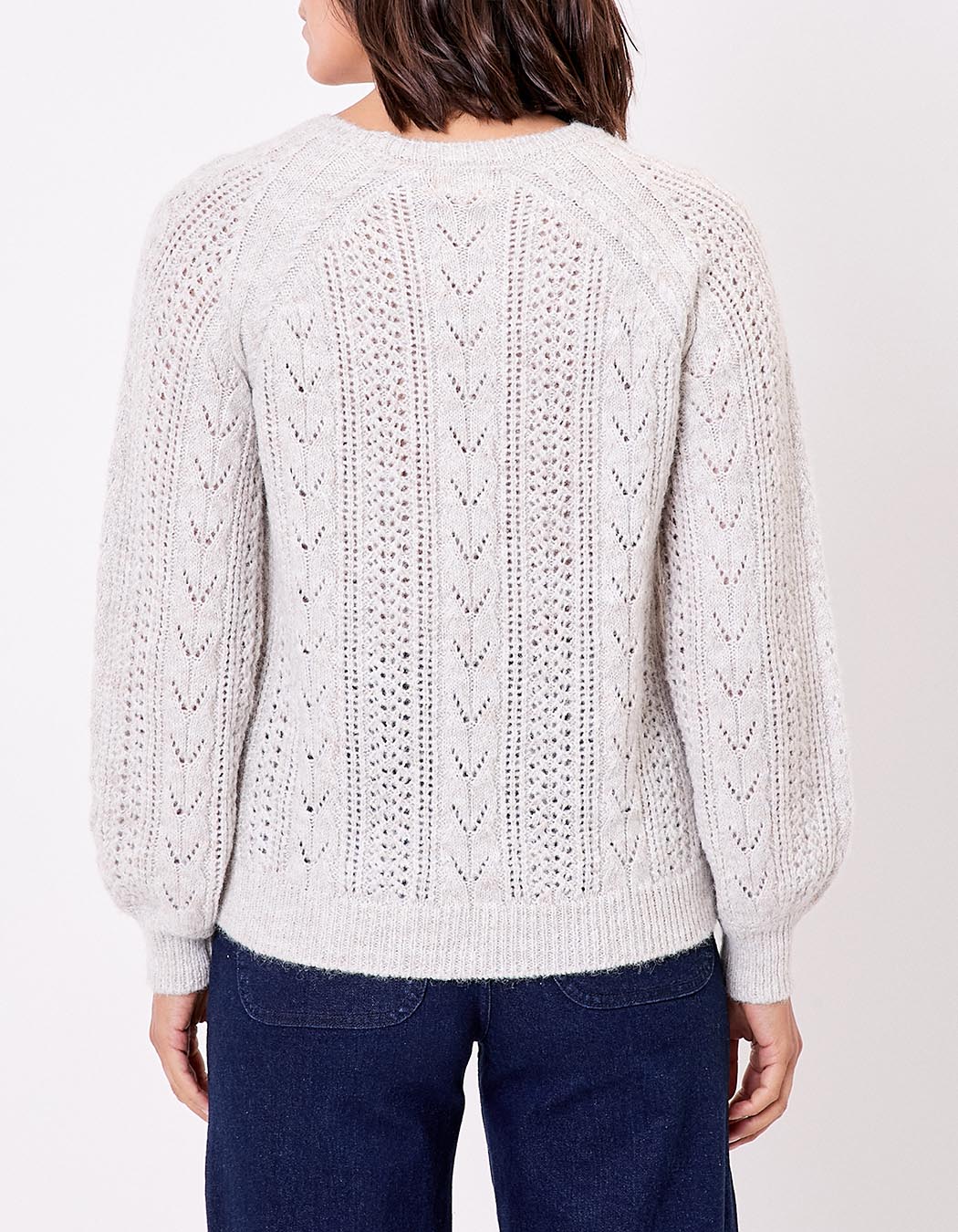 Pull tricot fantaisie imprimé La Fiancée