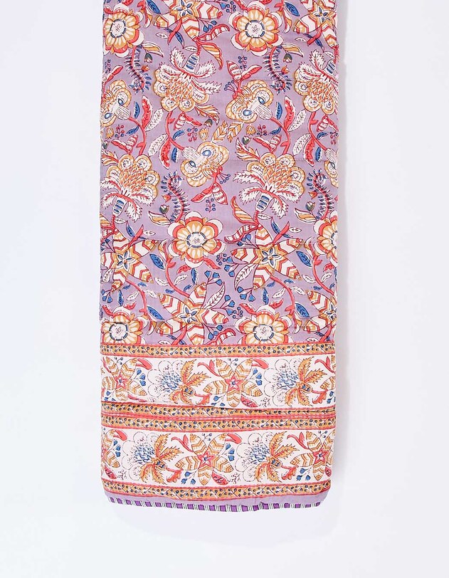Boutis imprim&eacute; coton 220 x 260 cm imprim&eacute; La Fianc&eacute;e