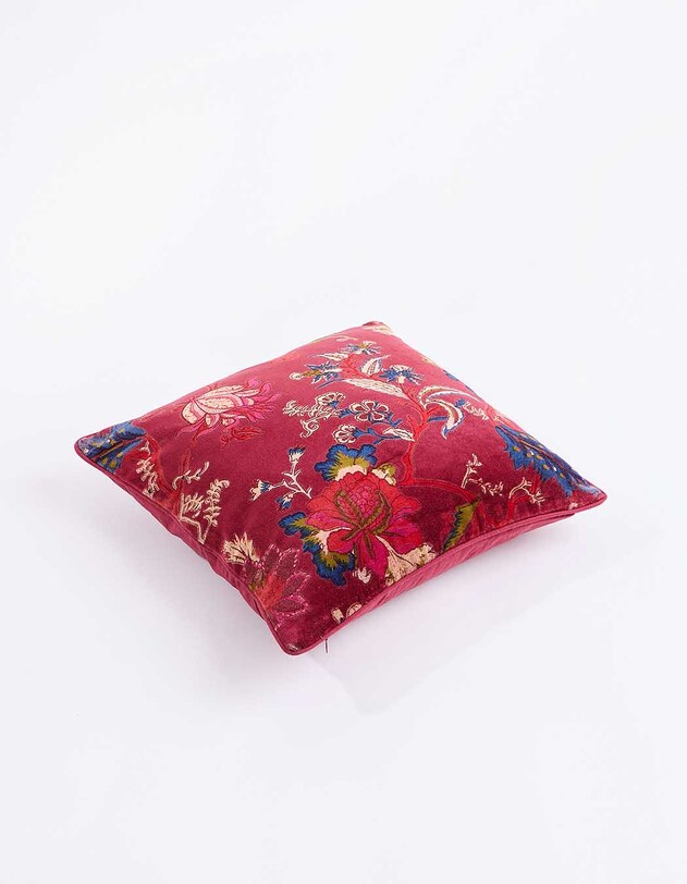 Housse de coussin velours imprim&eacute; 40 x 40 cm imprim&eacute; La Fianc&eacute;e