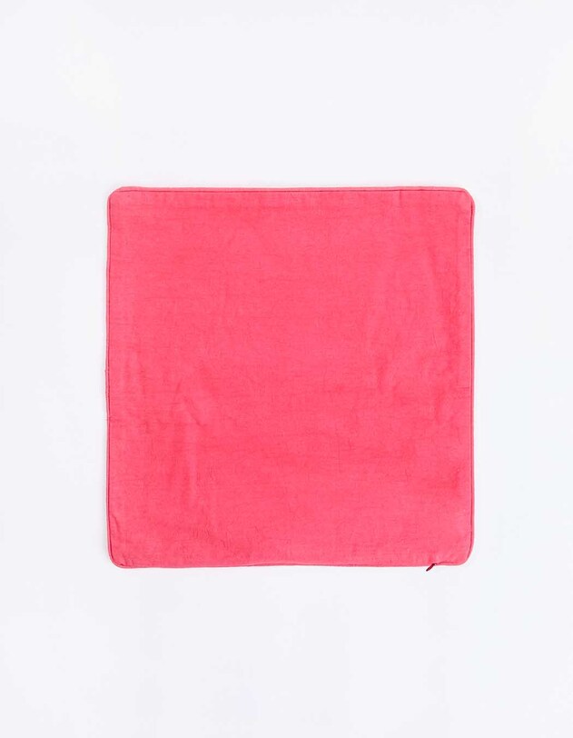 Housse de coussin velours imprim&eacute; 40 x 40 cm imprim&eacute; La Fianc&eacute;e