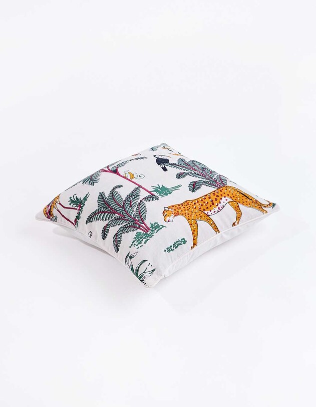 Housse de coussin velours imprim&eacute; 40 x 40 cm imprim&eacute; La Fianc&eacute;e