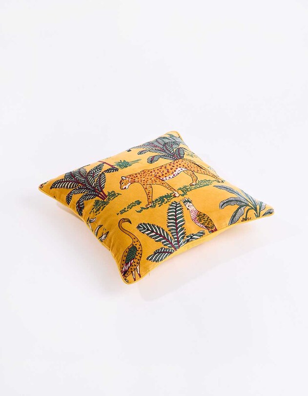 Housse de coussin velours imprim&eacute; 40 x 40 cm imprim&eacute; La Fianc&eacute;e