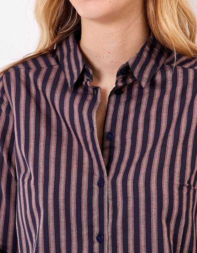 Chemise droite voile de coton bio imprim&eacute; La Fianc&eacute;e