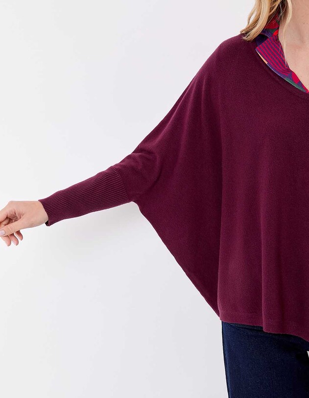 Pull oversize maille femme imprim&eacute; La Fianc&eacute;e