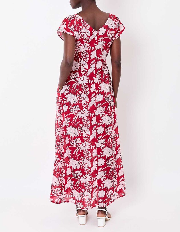 Robe longue voile de coton bio imprim&eacute; La Fianc&eacute;e