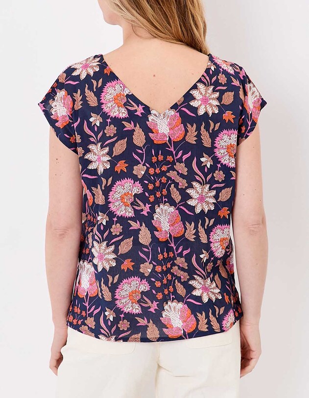 Top voile de coton bio imprim&eacute; La Fianc&eacute;e