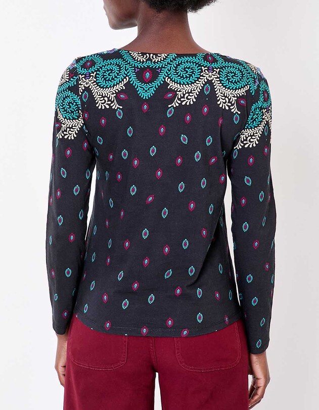T-shirt coton bio imprim&eacute; imprim&eacute; La Fianc&eacute;e
