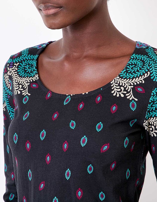 T-shirt coton bio imprim&eacute; imprim&eacute; La Fianc&eacute;e