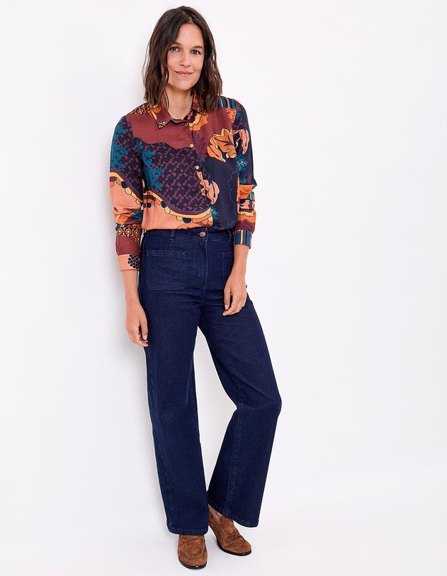 Chemise fluide femme imprim&eacute; La Fianc&eacute;e