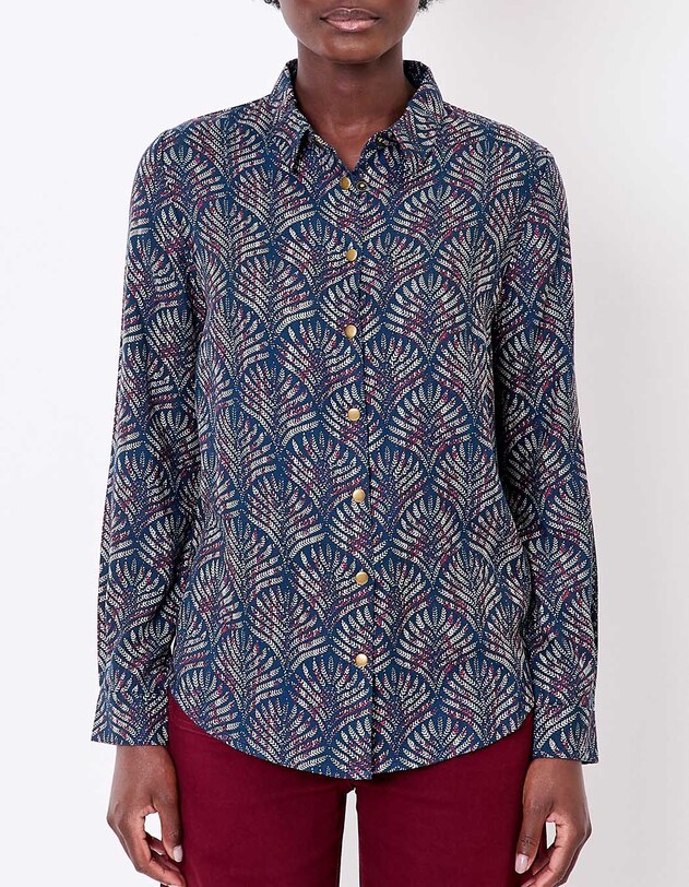 Chemise fluide femme imprim&eacute; La Fianc&eacute;e