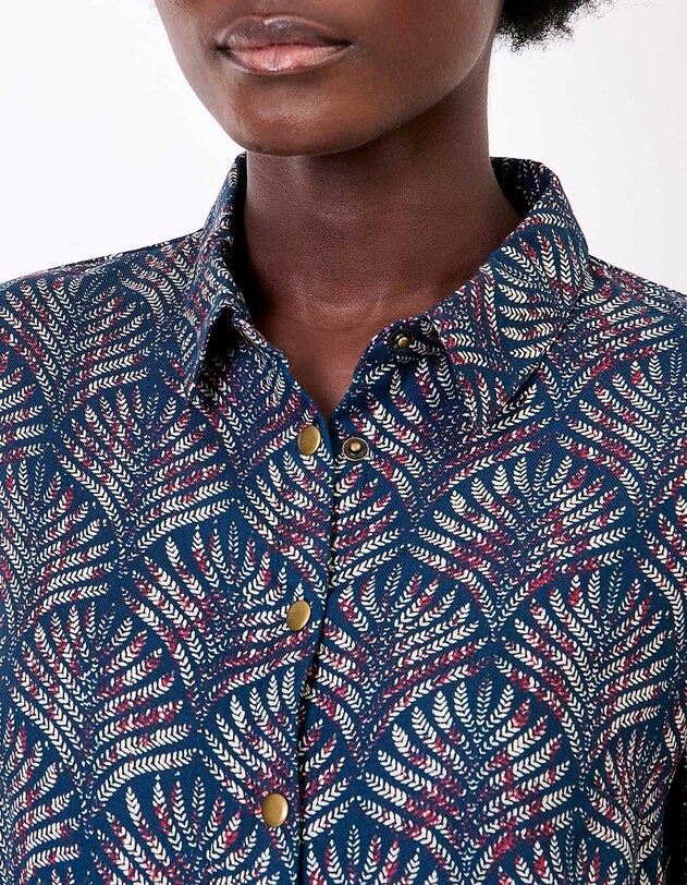 Chemise fluide femme imprim&eacute; La Fianc&eacute;e