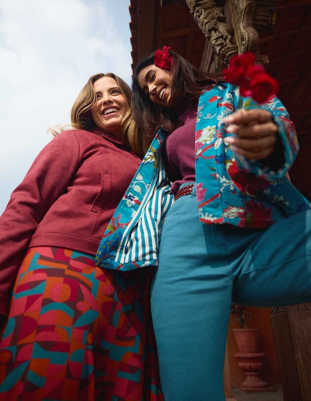 Veste Kimono velours imprim&eacute; La Fianc&eacute;e