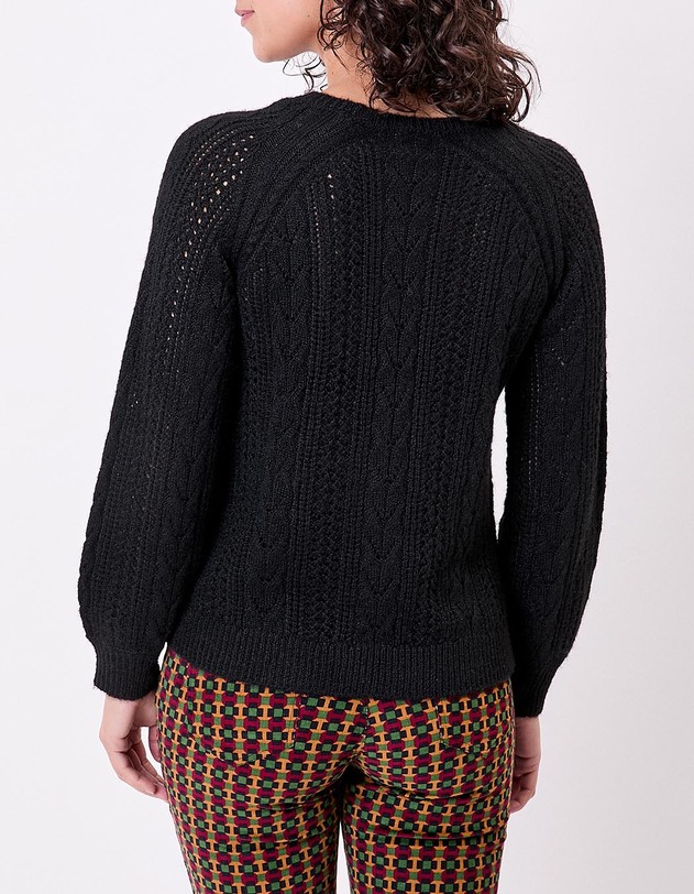Pull tricot fantaisie imprim&eacute; La Fianc&eacute;e