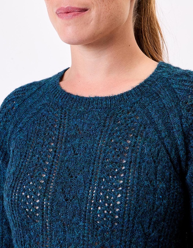 Pull tricot fantaisie imprim&eacute; La Fianc&eacute;e
