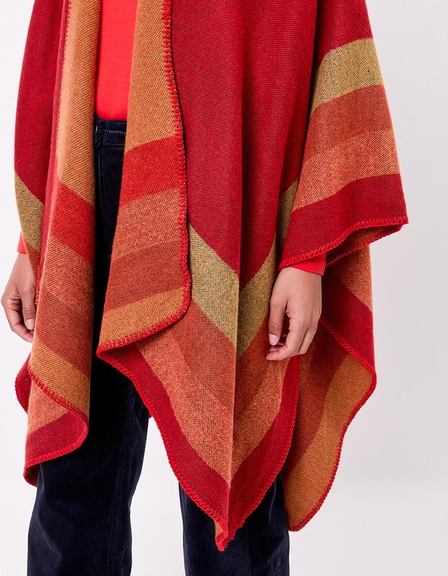 Poncho imprim&eacute; r&eacute;versible imprim&eacute; La Fianc&eacute;e